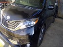 2015 TOYOTA SIENNA, BLACK, SE, 3.5L, AT, FWD. Z25932
